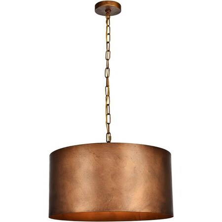 Elegant Lighting Elegant Lighting LD6015D20BR 11.75 x 20 in. Miro Collection Manual Brass Pendant LD6015D20BR